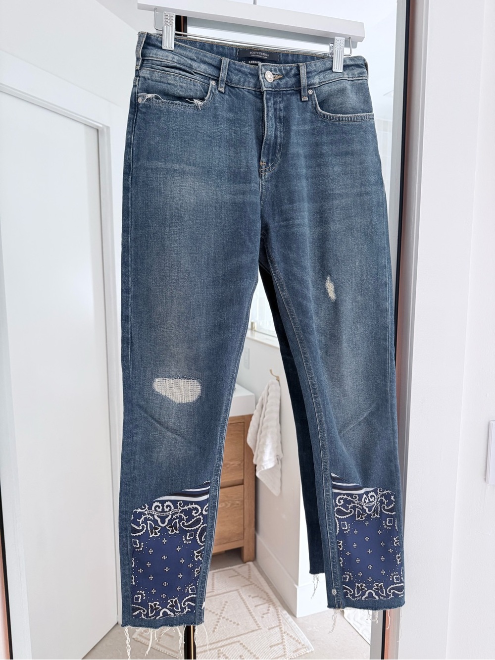 Scotch & Soda Jeans with Bandana Hem